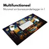 Hemel - Sterren - Mozaïek - Huizen Muismat XXL klein -sfeer4