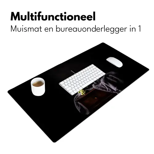 Druiven - Wijn - Rood - Tafel Muismat XXL klein -sfeer4