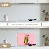 Augurken - Pot - Schaduw - Roze keuken achterwand spatscherm klein -voor_na_NL
