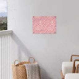 Zebra - Print - Roze tuinposter los doek klein 239 -sfeer8