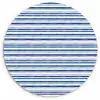 Frans - Citroen - Strepen - Blauw Wandcirkel kunststof plaat 5mm dik klein 188 -3d