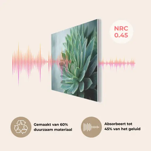 Vetplant - Bladeren - Groen - Wazig PET vilt klein -USP_NL