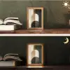 Geometrische - Vormen - Wit Light Box met kabel (Tafellamp) klein -sfeer3