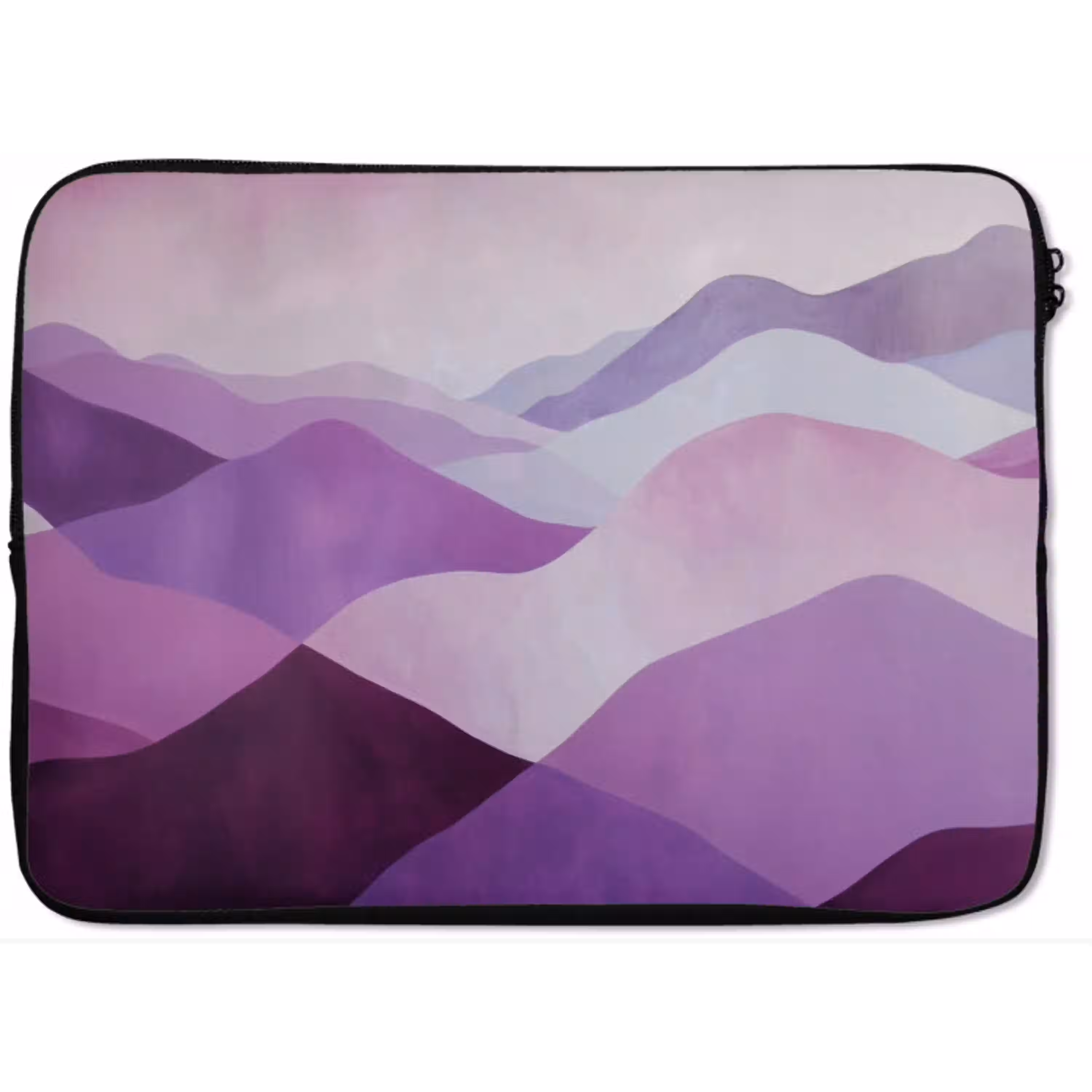 Abstract - Heuvels - Landschap - Paars laptophoes neopreen klein -zkaufland3dotto