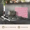 Patroon - Roze - Hartjes keuken achterwand spatscherm klein 900 -usp_NL