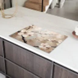 Bloesem - Takken - Schilderij - Beige - Serene Inductie beschermer vinyl 3mm klein -sfeer8