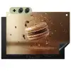 Chocolade - Macarons - Eten - Snoep Inductie beschemer met haakjes klein -3d