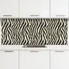 Zebra - Print - Klassiek - Zwart keuken achterwand 2 middel 871 -3d