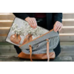 Vazen - Bloemen - Oranje laptophoes neopreen klein -tas