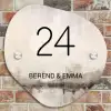 Geschilderd - Klassiek Naambord Organisch middel -sfeer10