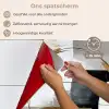 Abstract - Goud - Zilver - Vormen - Aesthetic keuken achterwand spatscherm klein -spatscherm_NL