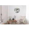 Marmer - Goud - Grijs Wandcirkel aluminium klein -woonkamer