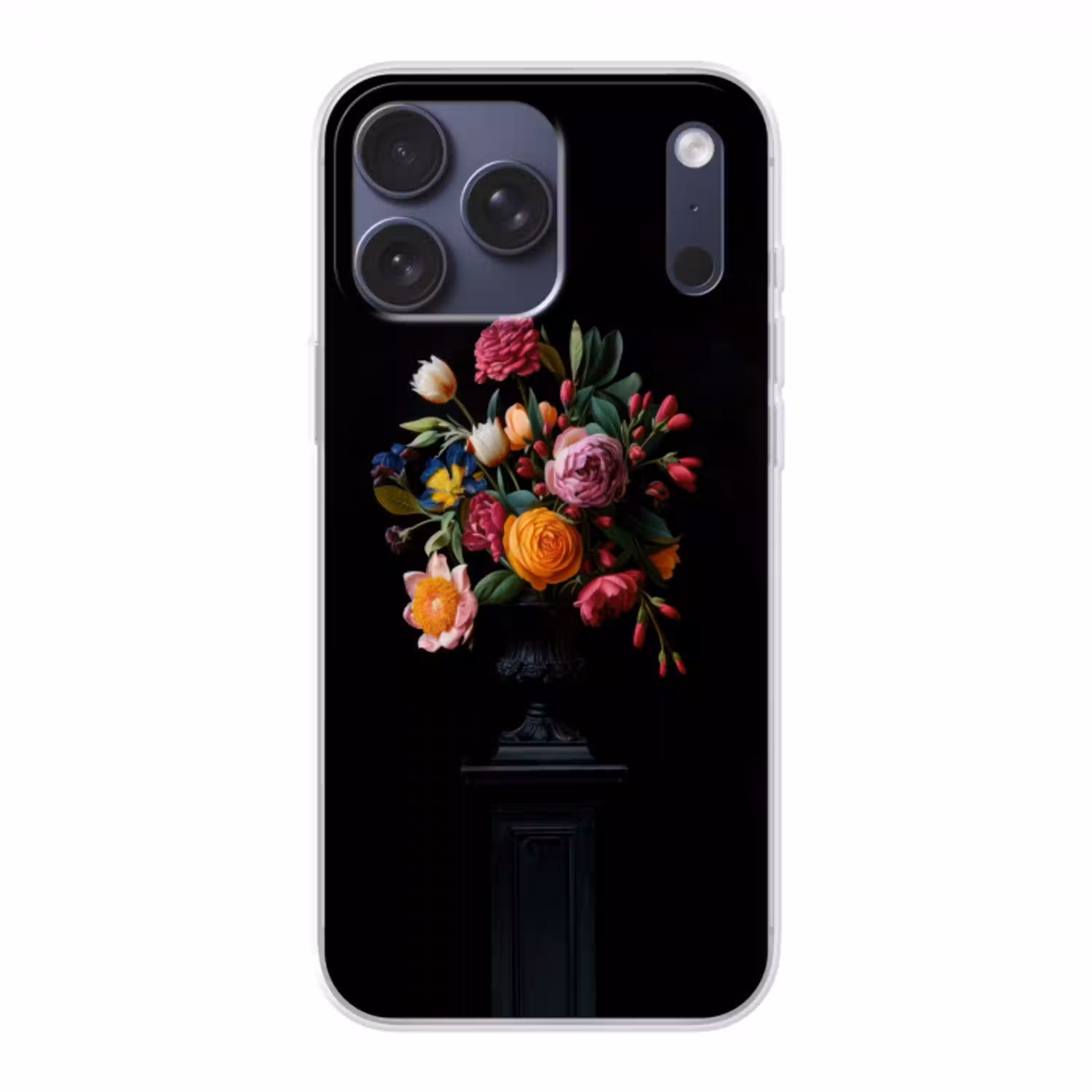 Boeket - Romantisch - Kleurrijk Telefoonhoesje iPhone 17 Pro Max klein -3d
