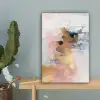 Abstract - Pastel kleuren - Goud - Modern - Aesthetic canvas 2cm klein -sfeer4