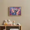 Koala - Dier - Zonnebril - Wolken Light Box met batterij (Wandlamp kind) middel -sfeer2_kind