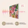 Bloemen - Kleurrijk - Roze PET vilt klein -USP_NL