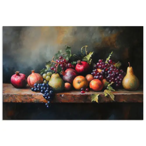 Rustiek - Stilleven - Fruit poster papier klein -3d