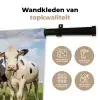 Koeien - Weiland - Dieren - Natuur - Gras Wandkleed katoen klein -sfeer2