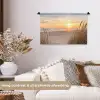Zonsondergang - Duinen - Zee Wandkleed katoen klein -sfeer1