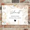 Abstract beige - Sierlijk Naambord Rechthoek middel -sfeer3