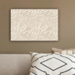 Zebra - Patroon - Beige canvas 2cm klein 34 -sfeer3