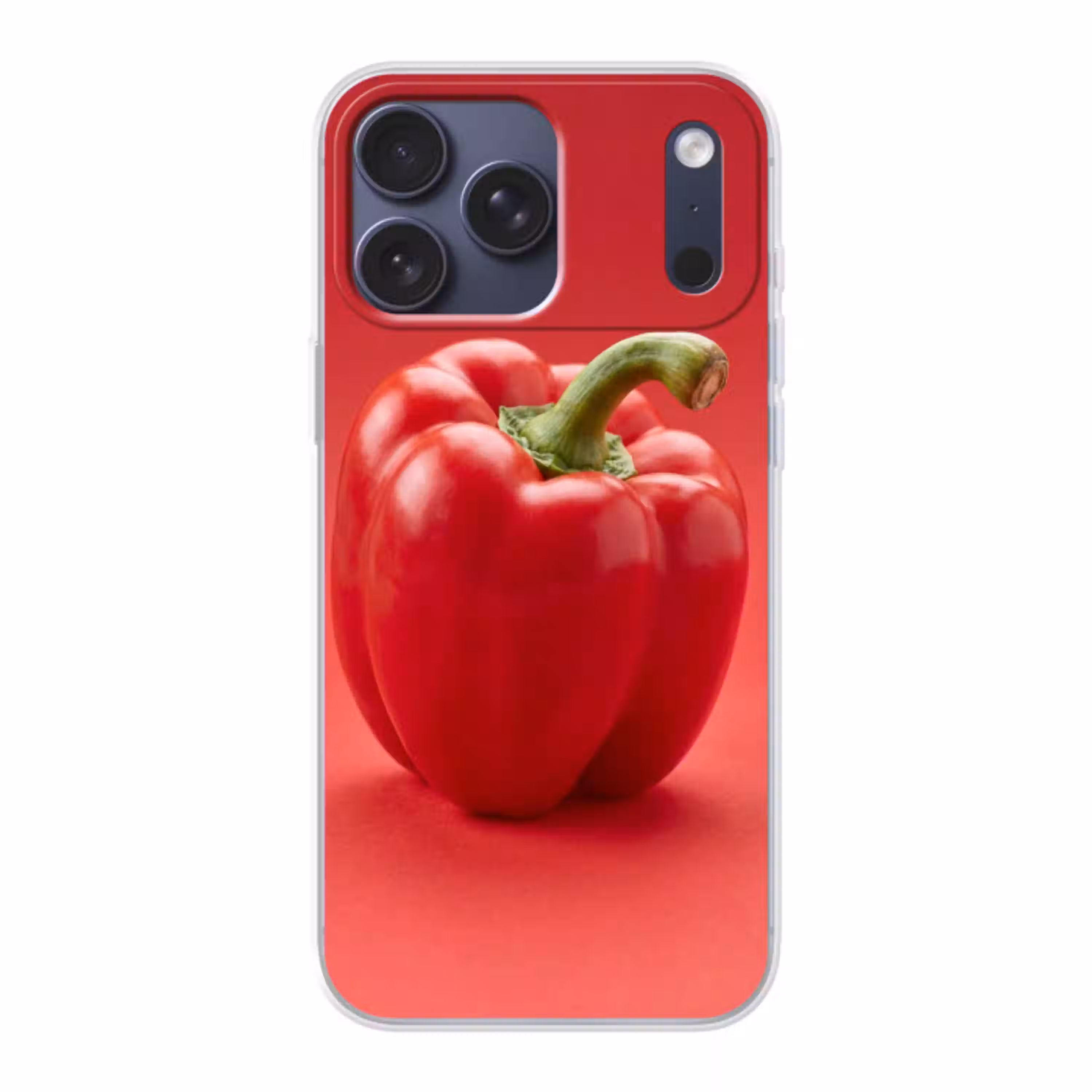 Eten - Paprika - Rood Telefoonhoesje iPhone 17 Pro Max klein -3d