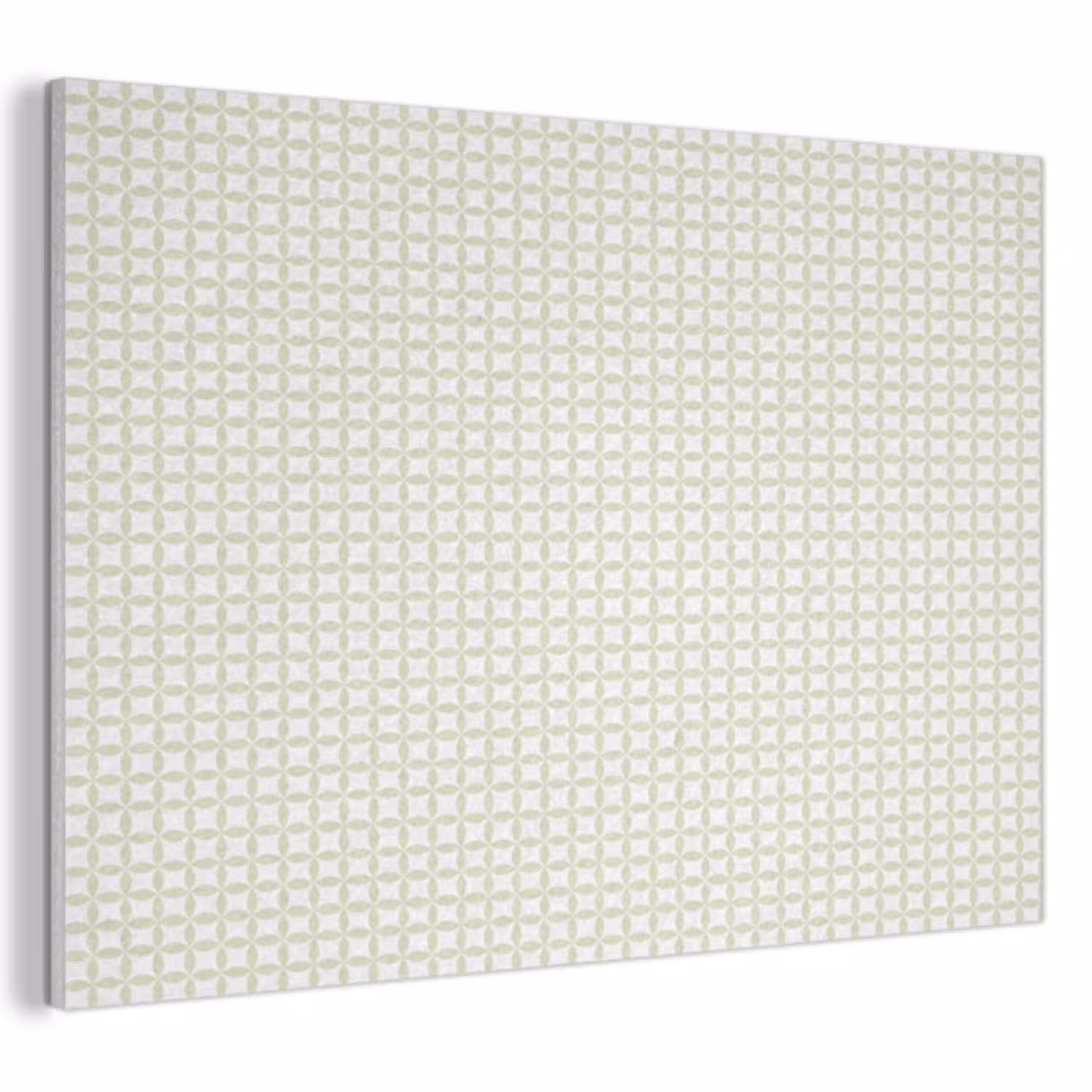 Saliegroen - Geometrisch - Cirkels - Patroon PET vilt klein 837 -3d