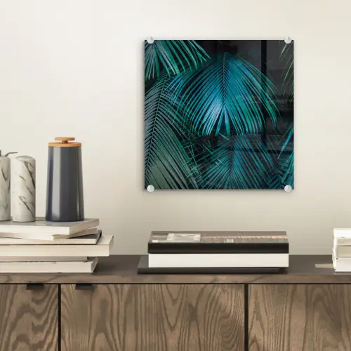 Palmblad - Tropisch - Natuur - Jungle plexiglas 5mm klein -sfeer1