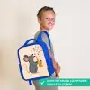 Muis - Saxofoon - Muziek Kinderrugzak - Blauw middel -sfeer3_UK