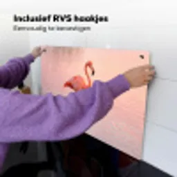 Flamingo - Water - Roze Inductie beschemer met haakjes klein -ky-ophangen-nl