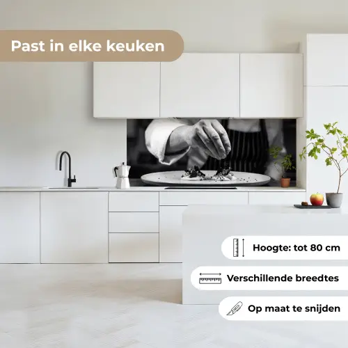 Chef - Garnering - Gerecht keuken achterwand 2 middel -sfeer4_NL