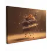 Taart - Chocolade - Eten - Brownie canvas 2cm klein -z3d