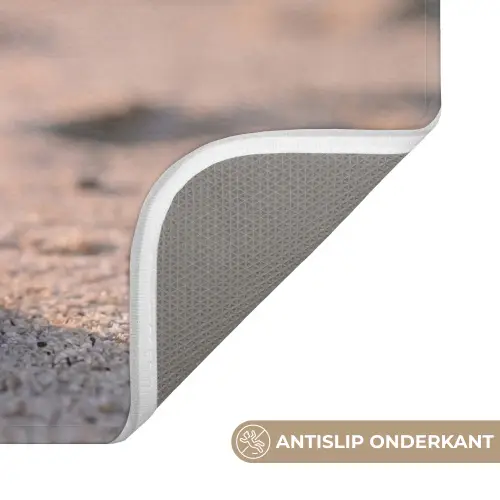 Stenen - Zand - Roze Badmat klein -USP_AntislipNL