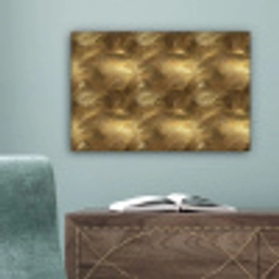 Palm - Waaier - Goud canvas 2cm klein 34 -sfeer4