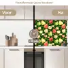 Appels - Peren - Fruit - Groen keuken achterwand 2 middel 871 -voor-na2_NL