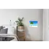 Palmboom - Strand - Zee - Zomer textielposter latten blank klein -woonkamer