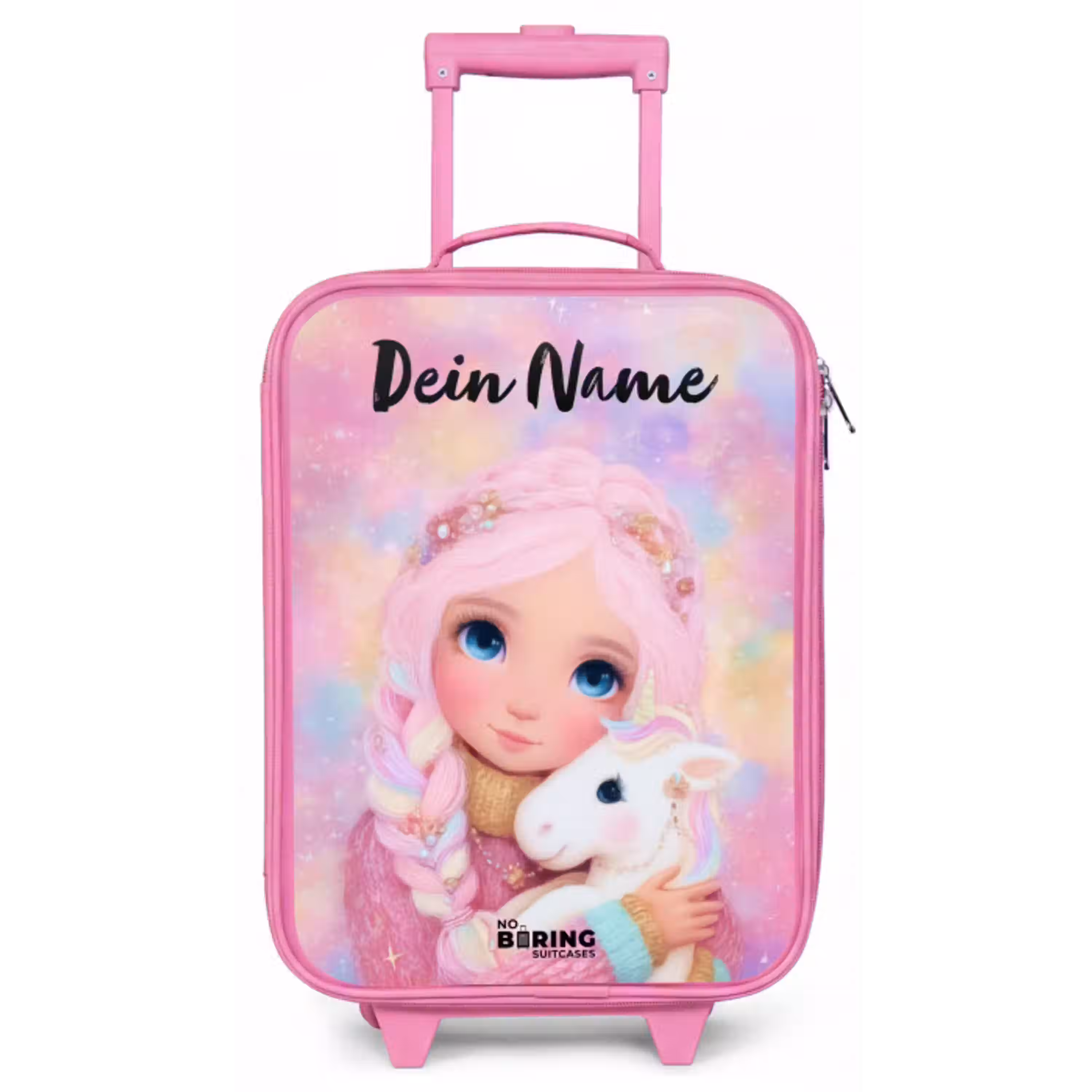 Meisje - Eenhoorn - Roze Kinderkoffer - Roze klein -zz3dotto