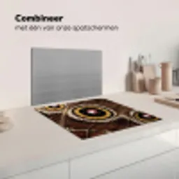 Vlinder - Vleugel - Abstract Inductie beschermer vinyl 3mm middel -wsfeer7_website