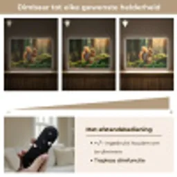 Eekhoorn - Nootje - Gras Light Box met batterij (Wandlamp) middel -USP_dimbaarNL