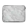 Grijs - Wit - Marmer laptophoes neopreen klein 279 -3d