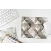 Geometrisch - Motief - Aardetinten muismat rubber klein 262 -witbureau