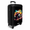 Monstertruck met kleurrijke graffiti NBS - Handbagage koffer - Kinderen Unisex middel -productfoto_3d