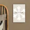 Kerst - Let it snow - Sneeuwvlok - Winter - Quotes canvas 2cm klein -sfeer3