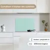 Turquoise - Patroon - Lijnen keuken achterwand spatscherm klein 900 -sfeer4_FR