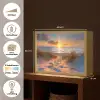 Zonsondergang - Duinen - Strand - Zee Light Box met batterij (Wandlamp) middel -USP_websiteoverzichtNL