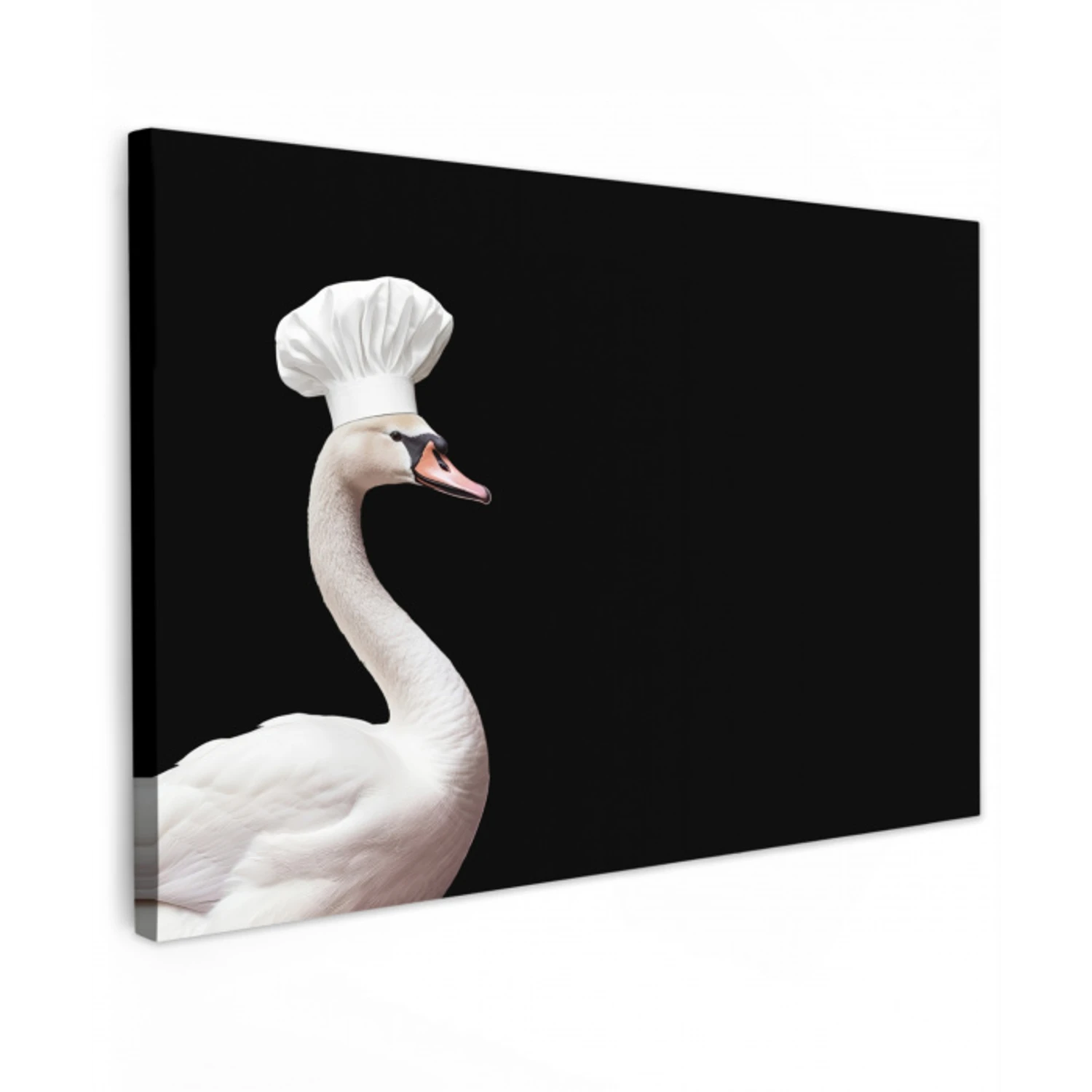 zwaan-3-2-gigapixel-standard-v2-2x Tuinposter op houten frame 2 cm dik klein -3d