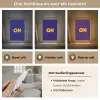 Blauw - Geel - OH - Schaduw Light Box met kabel (Tafellamp) klein -USP_lichtkleurNL