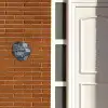 Donkergrijze stenen - Sierlijk Naambord Organisch middel -sfeer3