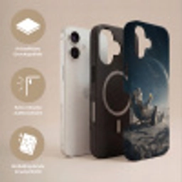 Maan - Kat - Astronaut - Ruimte Toughcase MagSafe Apple iPhone 17 klein -USP_Lagen_DE