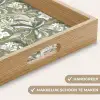 Botanisch - Bloemen - Groen Dienblad Rechthoek middel 911 -USP_HandgreepNL